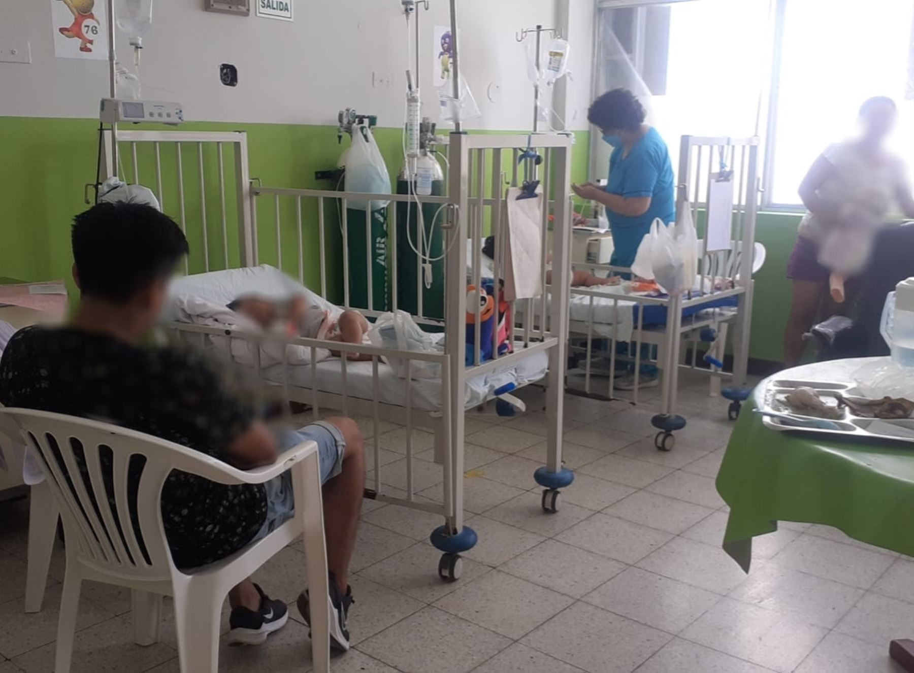 Hospital La Caleta de Chimbote reporta un mayor número de casos de infecciones respiratorias agudas en niños durante el primer trimestre del 2023. Foto: ANDINA/difusión.
