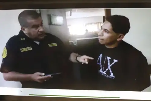 Jefes policiales dieron cuenta de detención de nueve venezolanos en Lurín, uno de los cuales es hermano putativo de Maldito Cris, sindicado como asesino de sereno en Surco. Foto:ANDINA/Daniel Bracamonte
