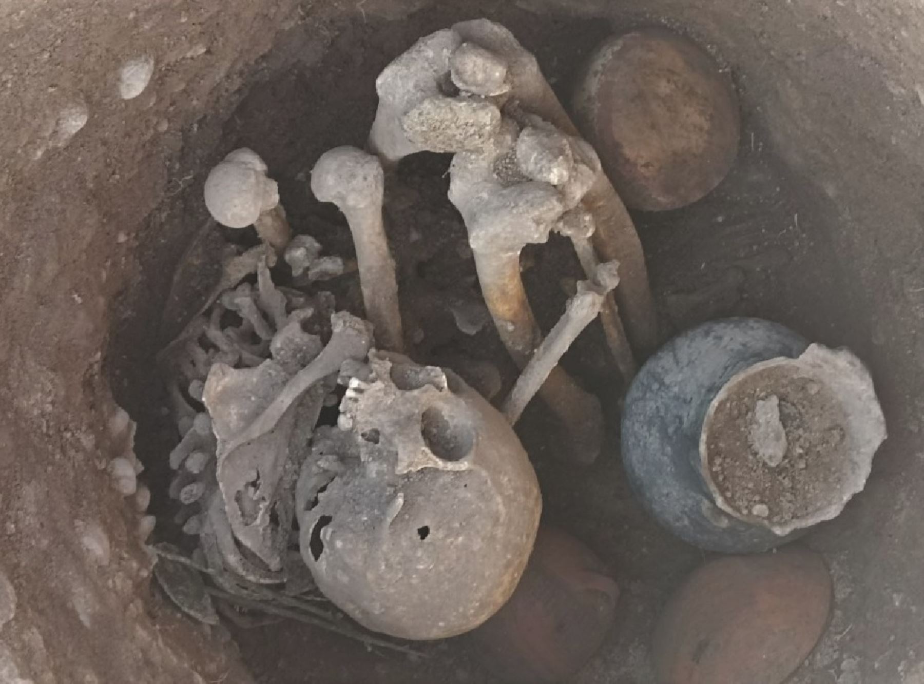 Los contextos funerarios descubiertos en el parque arqueológico K