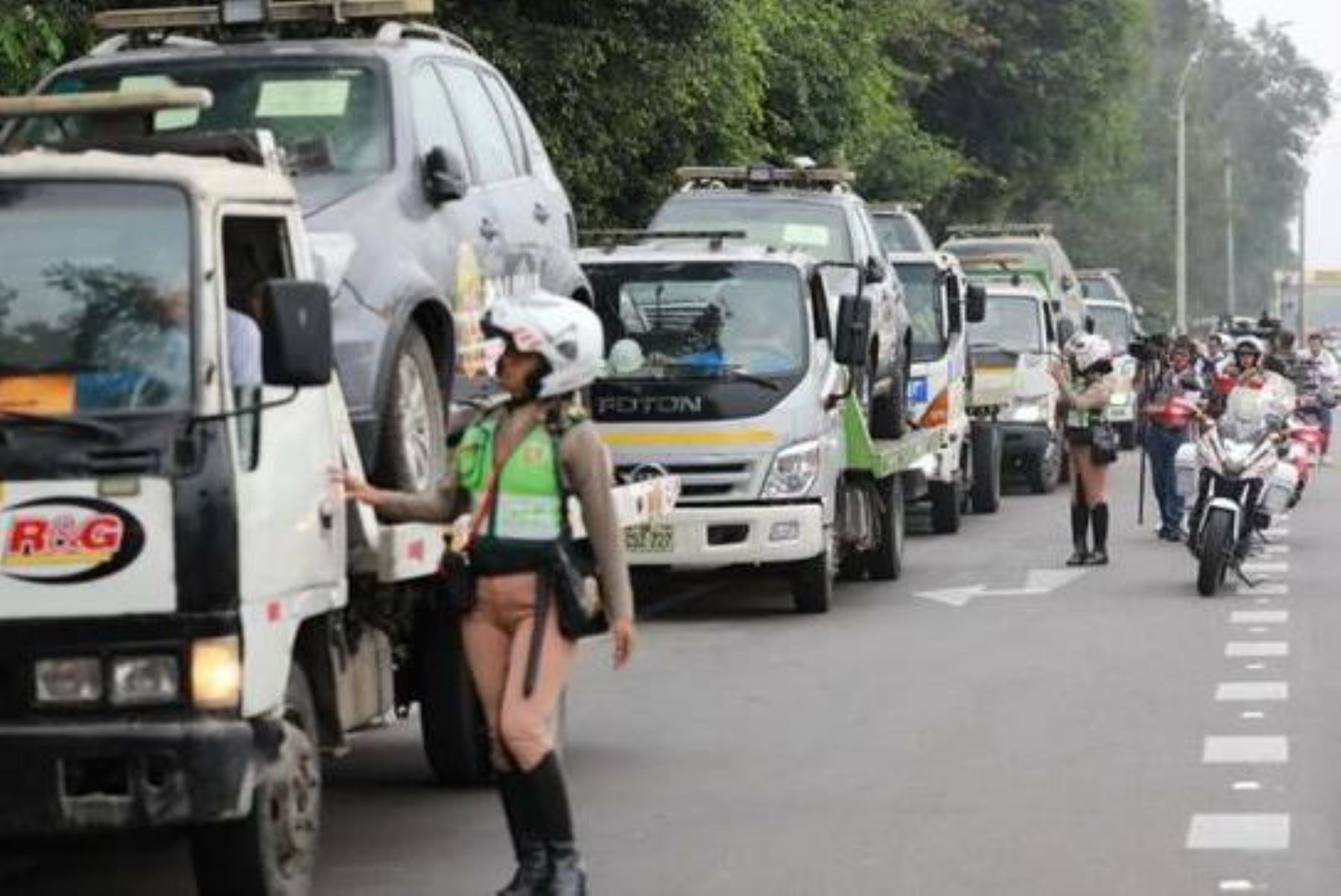 Cerca de 450 vehículos policiales inoperativos serán trasladados a depósito de Lurín. Foto: ANDINA/Difusión.