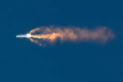 El 20 de abril se realizó una prueba de despegue de Starship, y fue un éxito aunque luego explotó. Foto: AFP