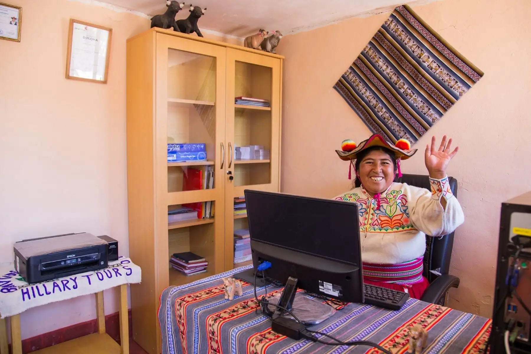 Emprendedora en servicios turísticos. Foto: Cortesía.