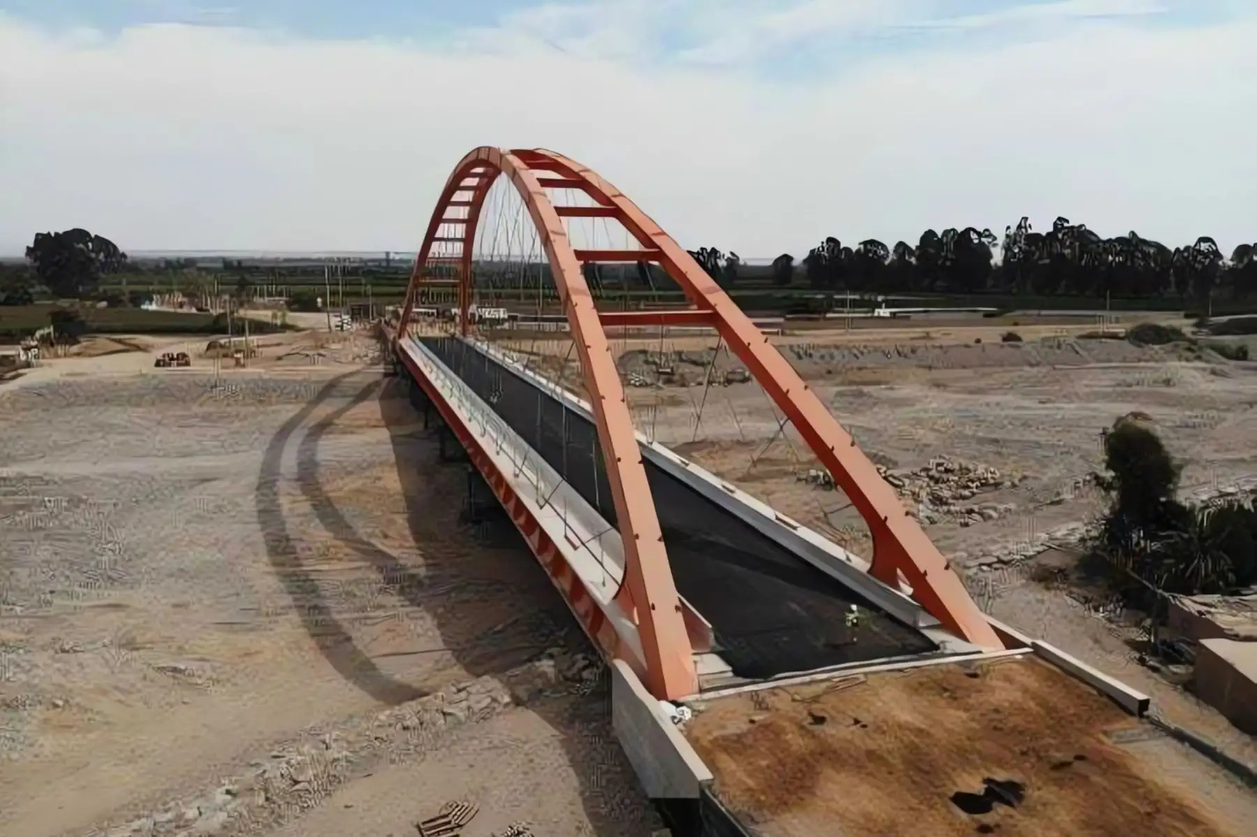 Las obras en el puente Chamorro demandaron una inversión total de 59 millones de soles financiada por la Autoridad para la Reconstrucción con Cambios. Foto: ARCC