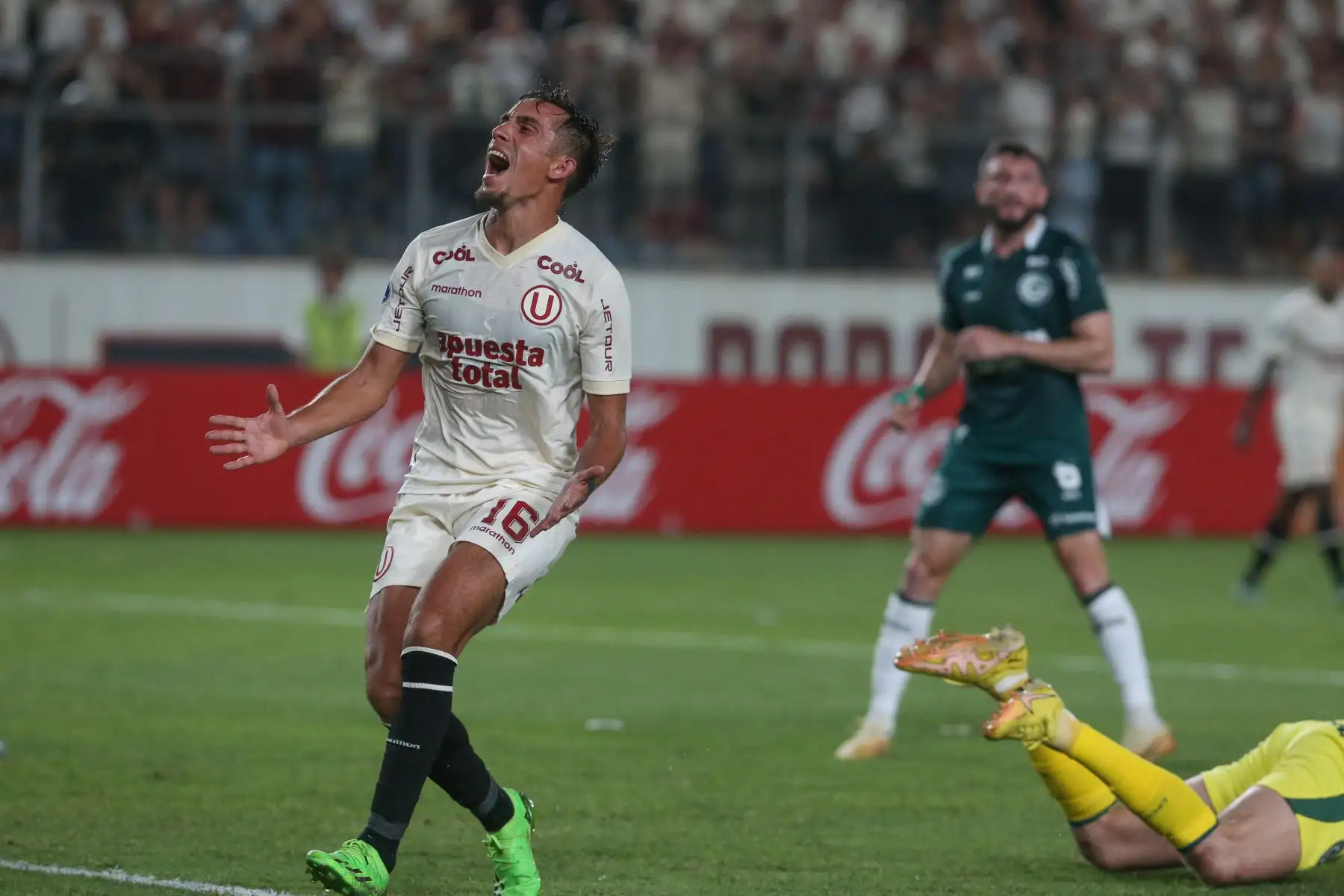 Universitario de Deportes se enfrenta al Goiás por la segunda fecha de la fase de grupos en la Copa Sudamericana. 
Foto: ANDINA/Tatiana Gamarra
