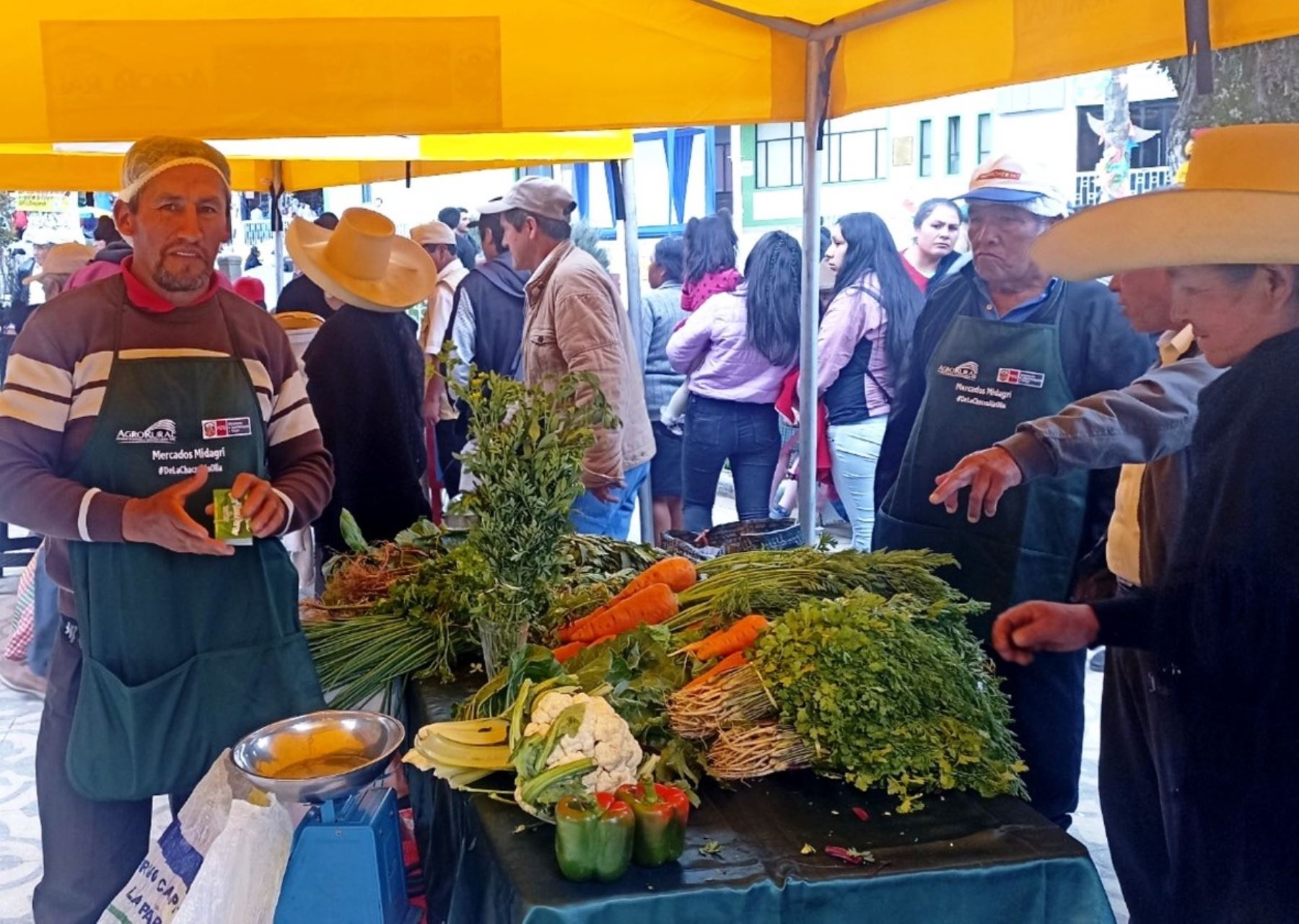 Hoy y mañana sábado 22 de abril retorna la feria "De la chacra a la olla" en el distrito de Los Baños del Inca, en Cajamarca. ANDINA/Difusión