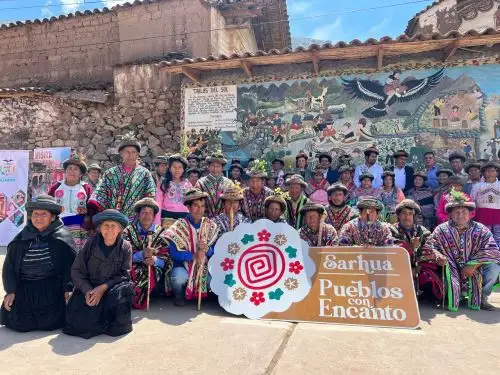 La comunidad de Sarhua, famosa por las Tablas, recibió la distinción "Pueblo con Encanto" que otorga el Mincetur. ANDINA/Difusión