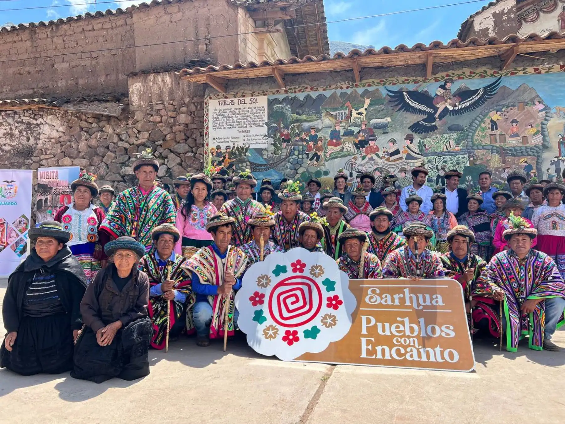 La comunidad de Sarhua, famosa por las Tablas, recibió la distinción "Pueblo con Encanto" que otorga el Mincetur. ANDINA/Difusión