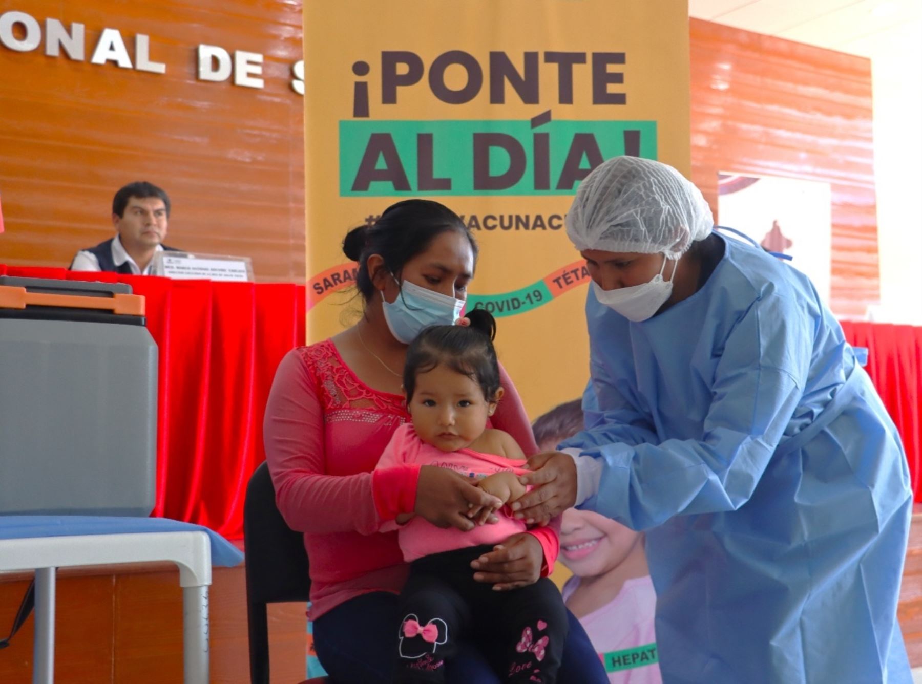 Tacna estima lograr inmunizar a 4,100 personas durante la Semana de la Vacunación en las Américas que empieza mañana sábado 22 de abril y se desarrollará en todo el país. Foto: ANDINA/difusión.