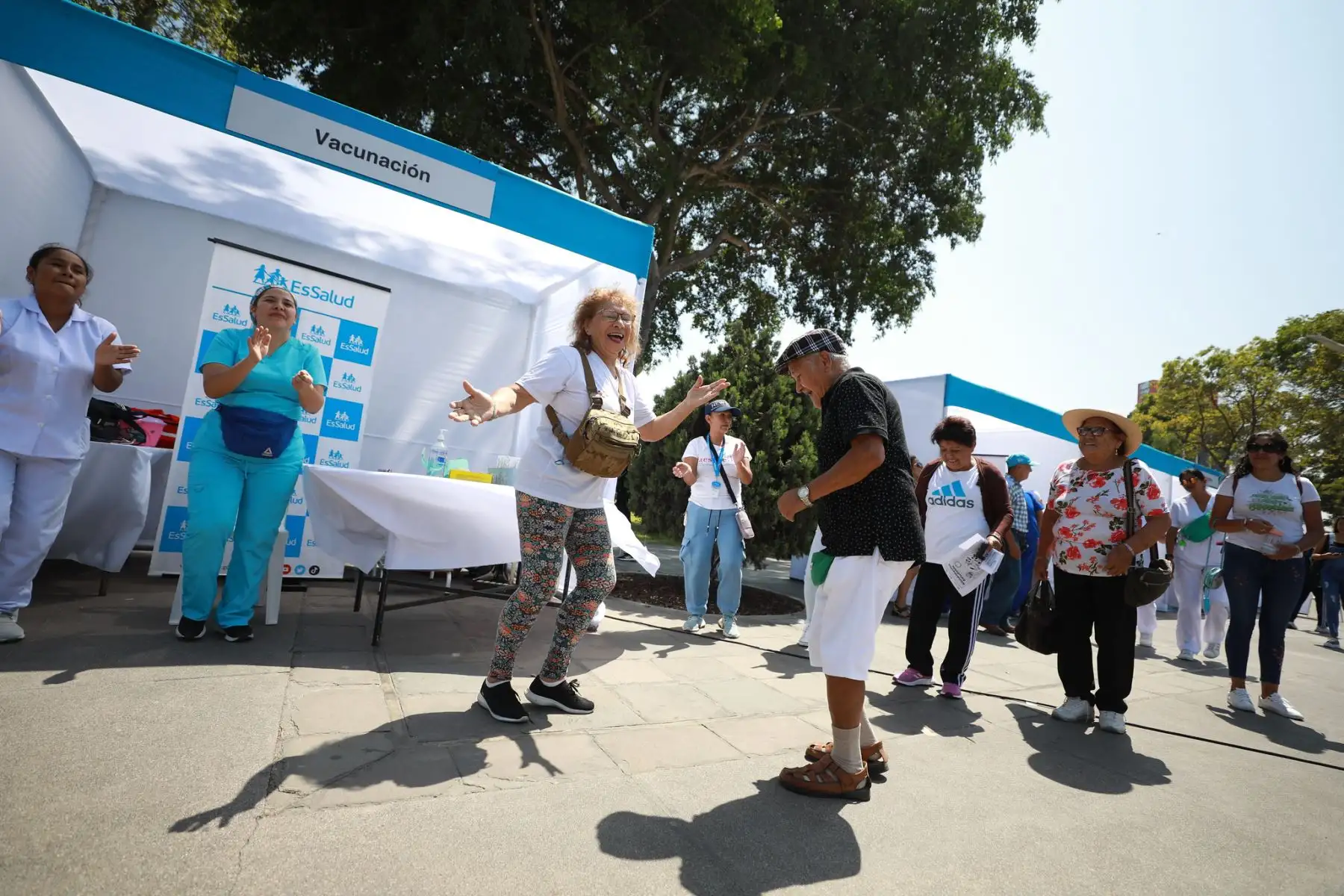 EsSalud busca sensibilizar a la población asegurada y no asegurada sobre la importancia y el beneficio que trae realizar 30 minutos de actividad física al día, que ayuda a la prevención de enfermedades y ayuda a tener un estilo de vida saludable. Foto: ANDINA/EsSalud
