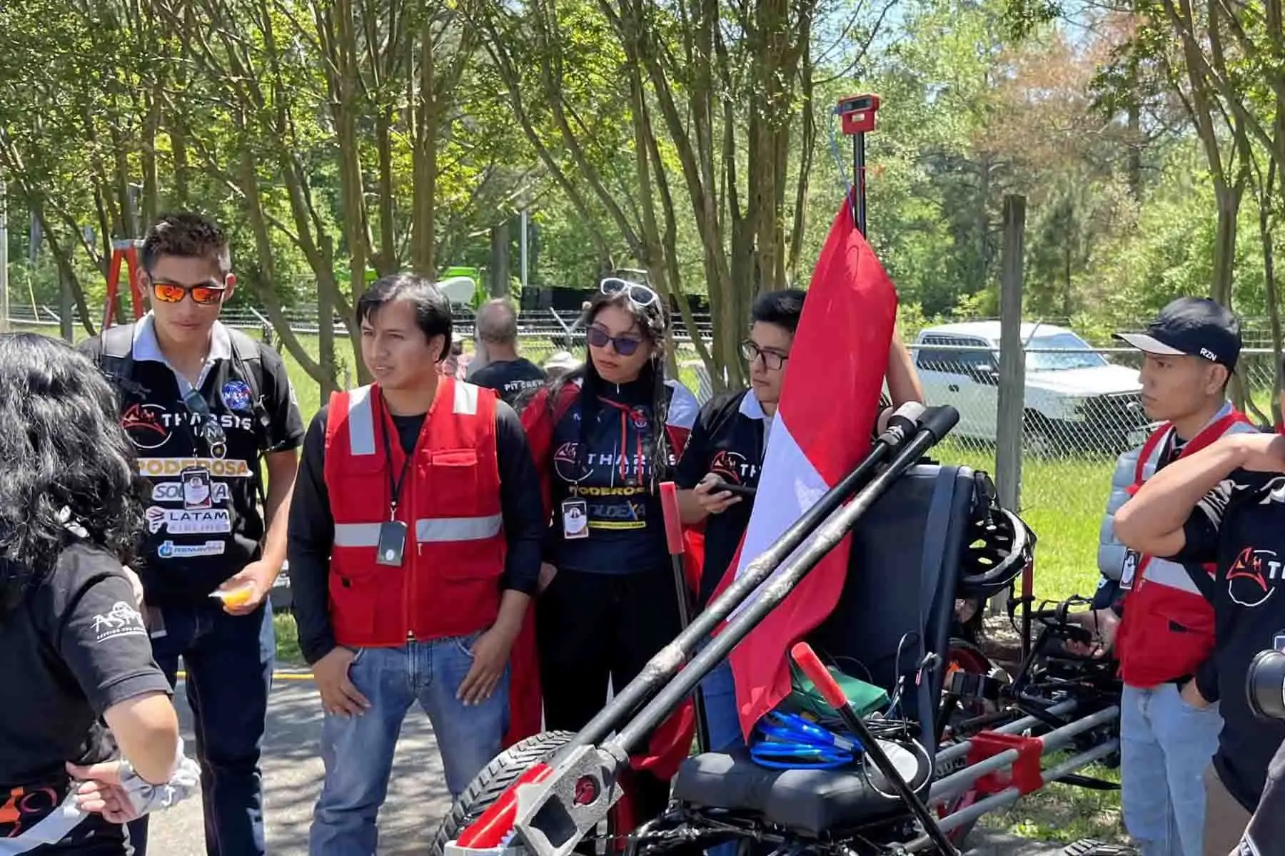 Tharsis es un equipo interdisciplinario conformado principalmente por estudiantes de diversas facultades de la Universidad Nacional de Ingeniería. Foto: NASA/UNI