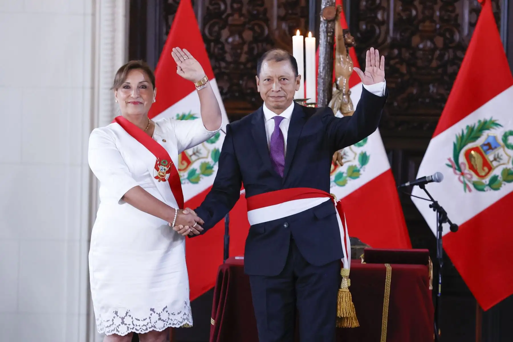 La presidenta de la República, Dina Boluarte, tomó juramento a Daniel  Maurate Romero como nuevo ministro de Justicia y Derechos Humanos.
Foto: ANDINA/ Prensa Presidencia