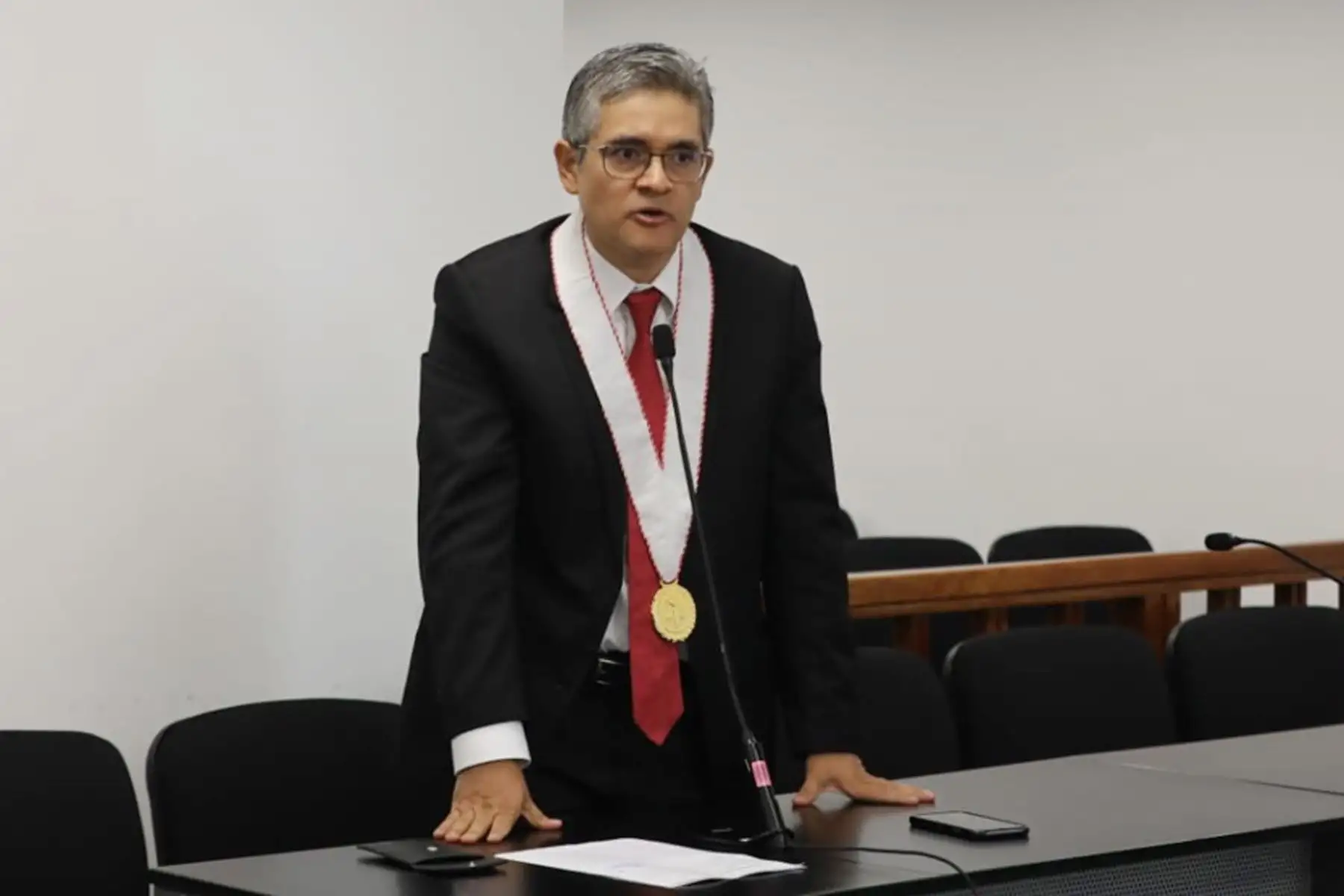 Fiscal José Domingo Pérez sustentó ante el Poder Judicial acusación penal contra Alejandro Toledo.
Foto: Poder Judicial