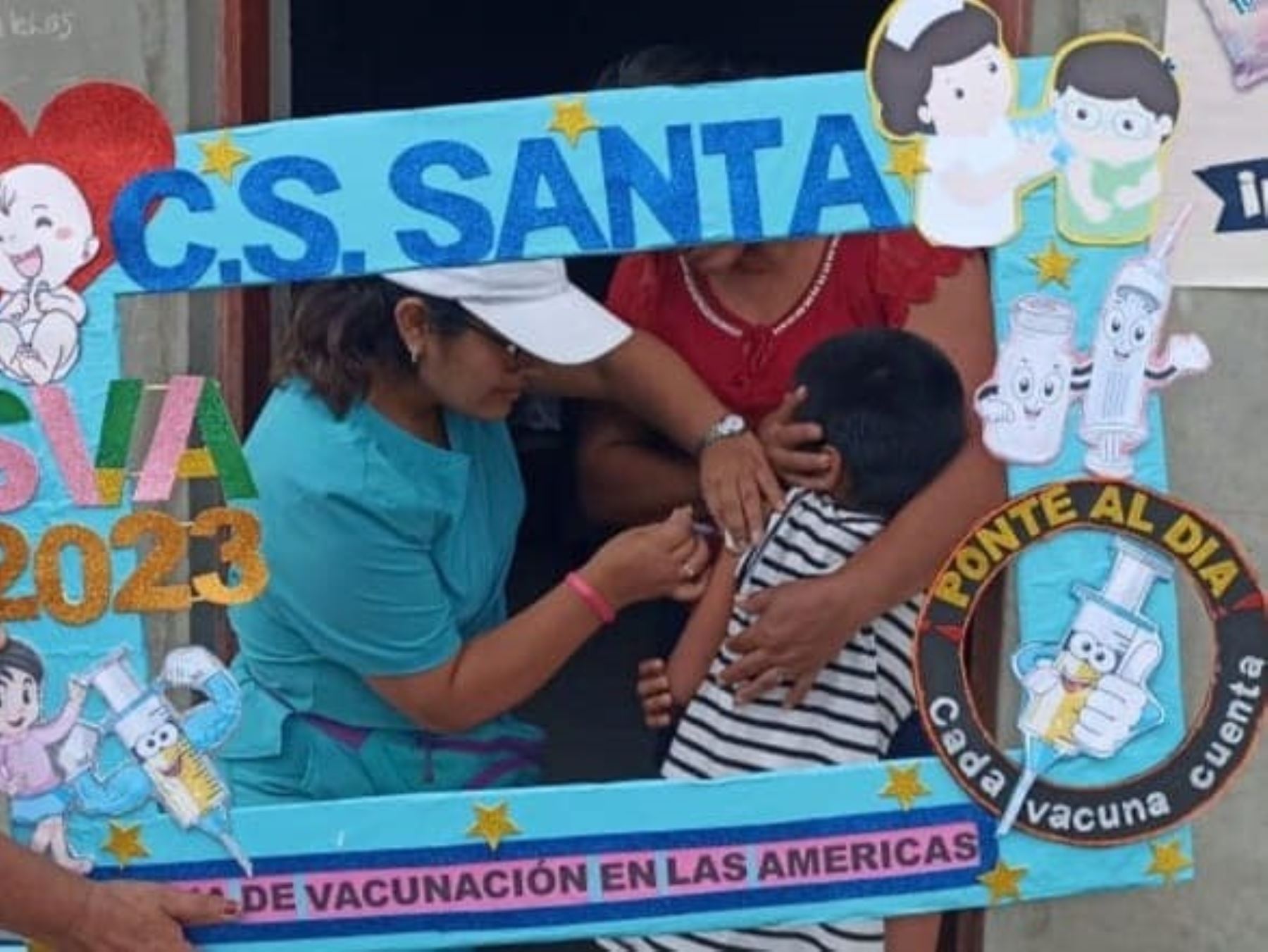 Autoridades de Salud de Áncash esperan inmunizar a más de 15,000 niños durante la Semana de la Vacunación en las Américas.