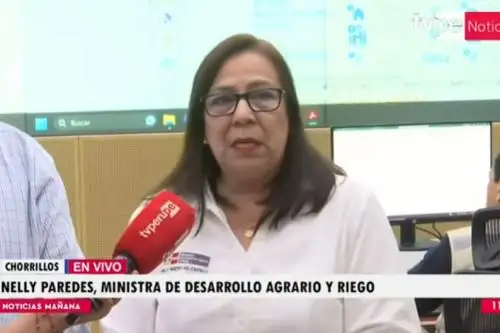 Ministra de Desarrollo Agrario y Riego, Nelly Paredes. Foto: Cortesía.