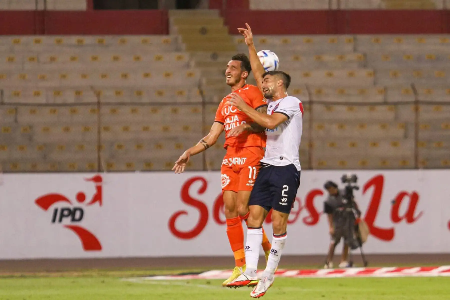 Deportivo Municipal se enfrenta al club César Vallejo  por la fecha 13 del Torneo Apertura de la Liga 1. Este duelo se realizó en el estadio Mansiche de Trujillo. 
Foto: Liga 1