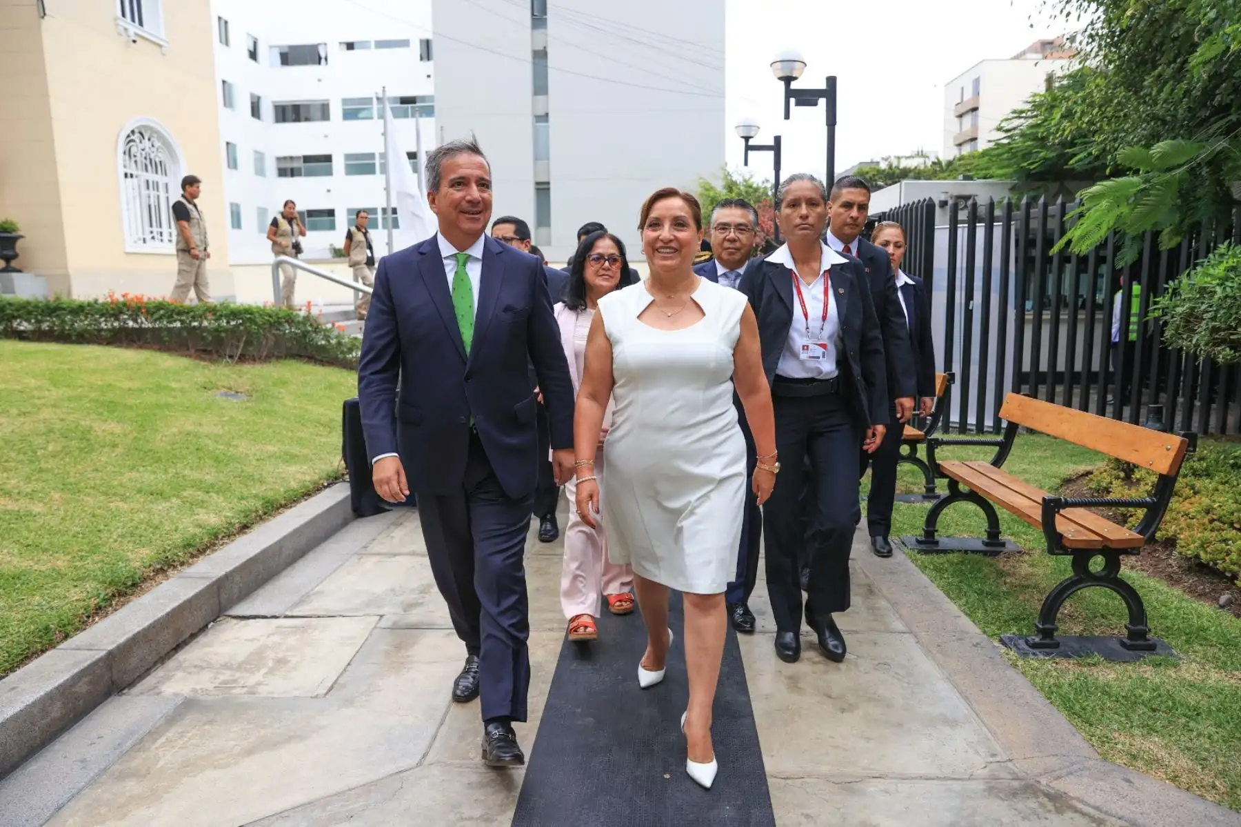 Presidenta de la república, Dina Boluarte, participó en el lanzamiento de la coalición por una economía circular manufacturera. Foto: ANDINA/ Prensa Presidencia