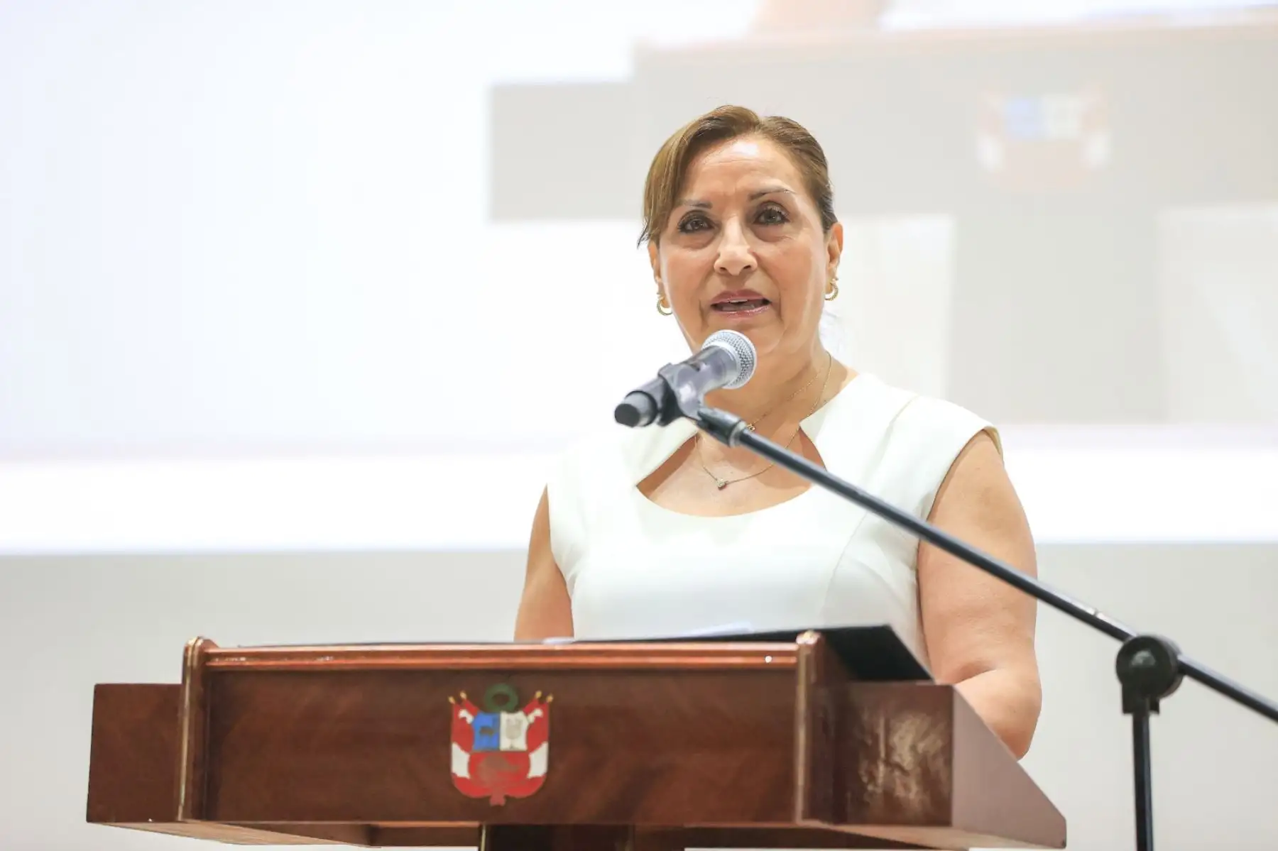 Presidenta de la república, Dina Boluarte, participó en el lanzamiento de la coalición por una economía circular manufacturera. Foto: ANDINA/ Prensa Presidencia