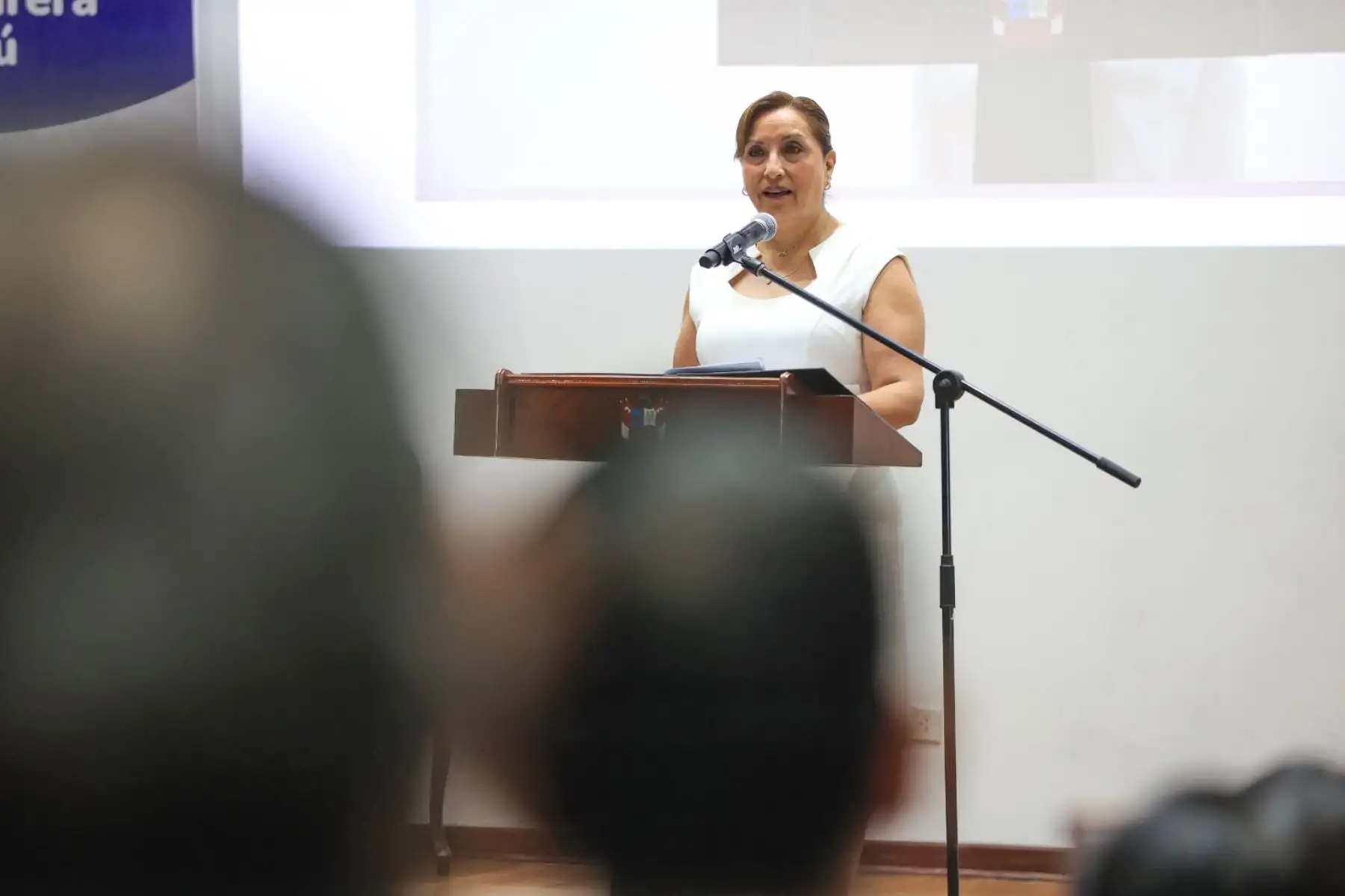 Presidenta de la república, Dina Boluarte, participó en el lanzamiento de la coalición por una economía circular manufacturera. Foto: ANDINA/ Prensa Presidencia