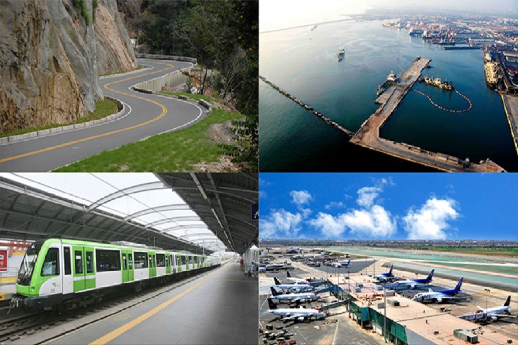 La infraestructura vial representa el 88.8 %; seguido por los capitales en puertos 68.9 %; vías férreas 55.2 % y aeropuertos 22.5 %. Foto: cortesía Ositran.