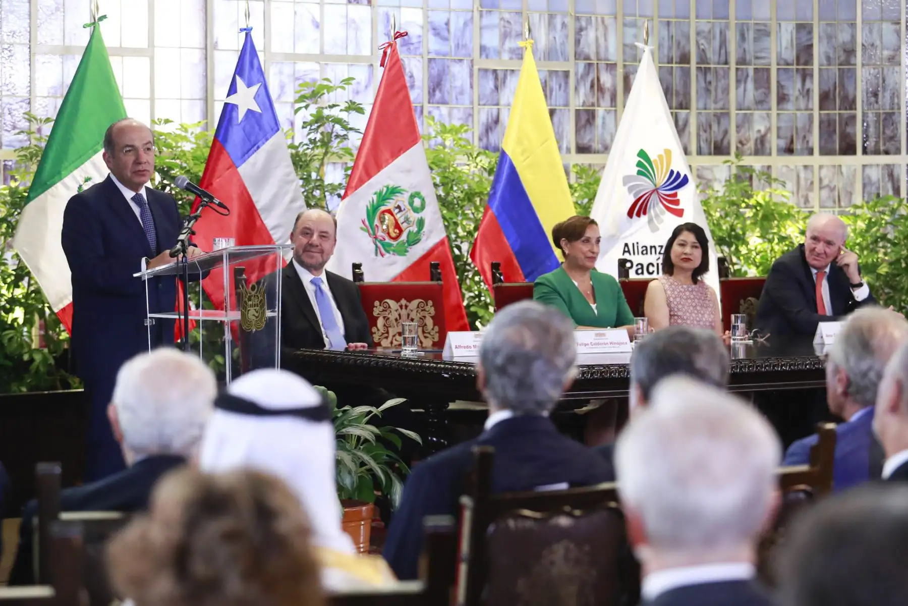 Presidenta de la república, Dina Boluarte, participó en la conmemoración del 12.° aniversario de la Alianza del Pacífico.
Foto: ANDINA/Prensa Presidencia