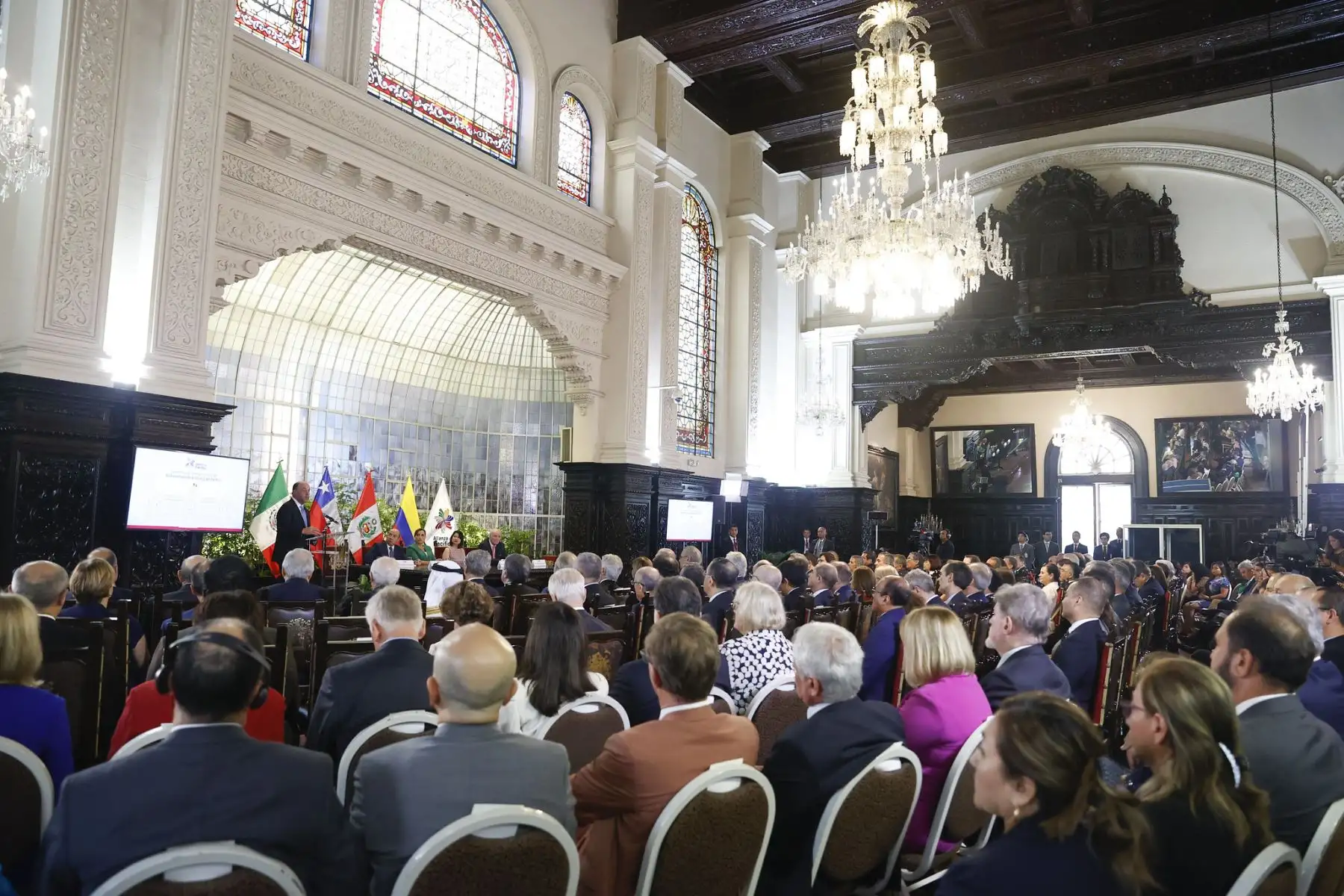 Presidenta de la república, Dina Boluarte, participó en la conmemoración del 12.° aniversario de la Alianza del Pacífico.
Foto: ANDINA/Prensa Presidencia