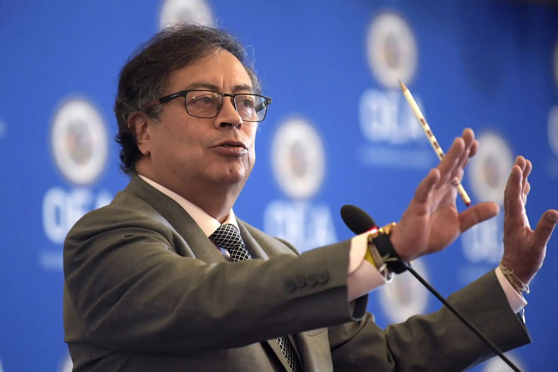 El presidente de Colombia, Gustavo Petro, sostuvo que se debe instalar un Gobierno de emergencia. Foto: EFE