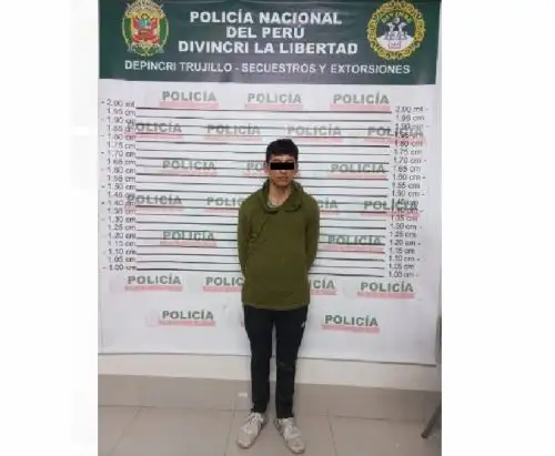 Policía Nacional detuvo a un sujeto presuntamente implicado en el secuestro de una ciudadana en el distrito de Quiruvilca, región La Libertad.