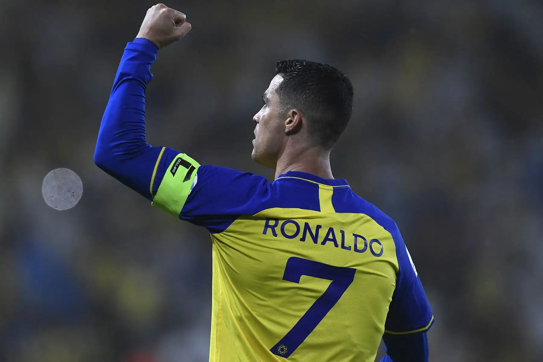 Cristiano Ronaldo abrió este viernes el marcador en la victoria por 4-0 de su equipo, el Al Nassr, que llevaba tres partidos seguidos sin conocer la victoria.
Foto: AFP