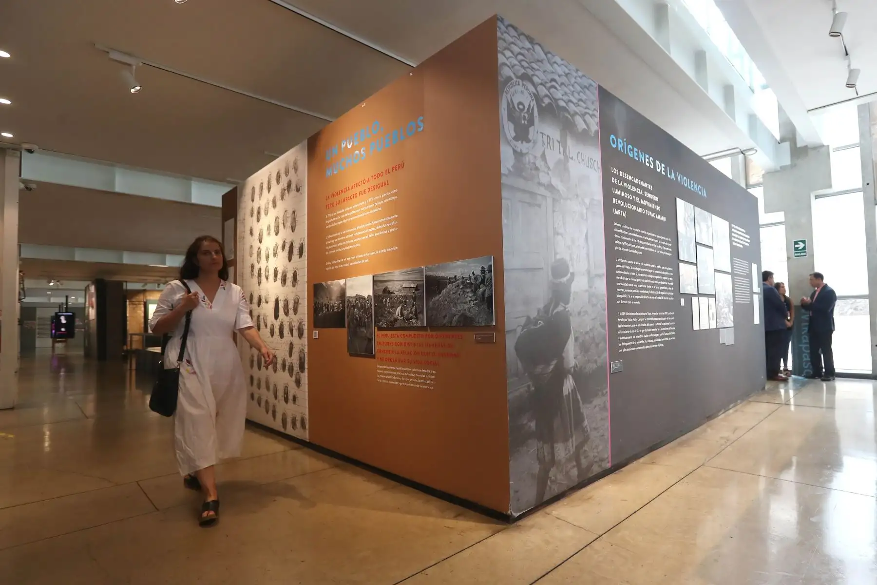 El lugar de la Memoria, la Tolerancia y la Inclusión Social (LUM) reabre sus puertas al público luego que el Ministerio de Cultura ejecutara un plan de adecuación sobre temas de seguridad de la edificación.

Foto: ANDINA/Ricardo Cuba