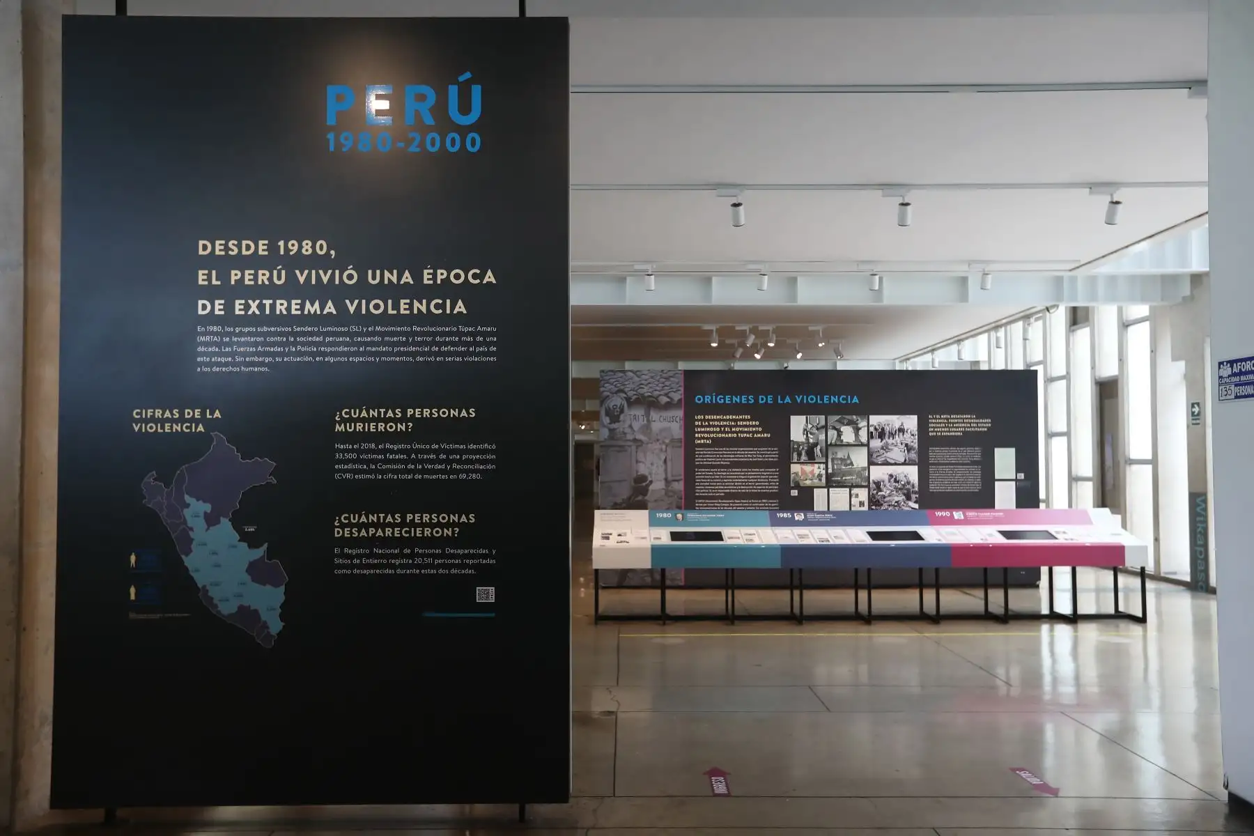 El lugar de la Memoria, la Tolerancia y la Inclusión Social (LUM) reabre sus puertas al público luego que el Ministerio de Cultura ejecutara un plan de adecuación sobre temas de seguridad de la edificación.

Foto: ANDINA/Ricardo Cuba