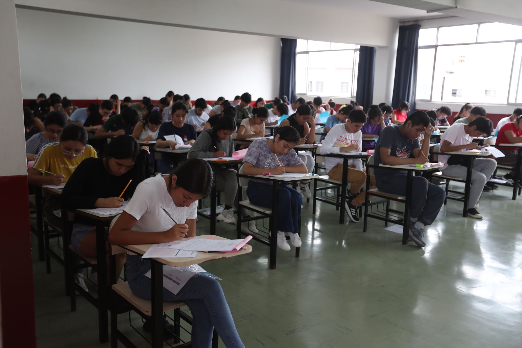 El examen de admisión 2023 de la Universidad Federico Villarreal se realizará el domingo 30 de abril. ANDINA/Ricardo Cuba