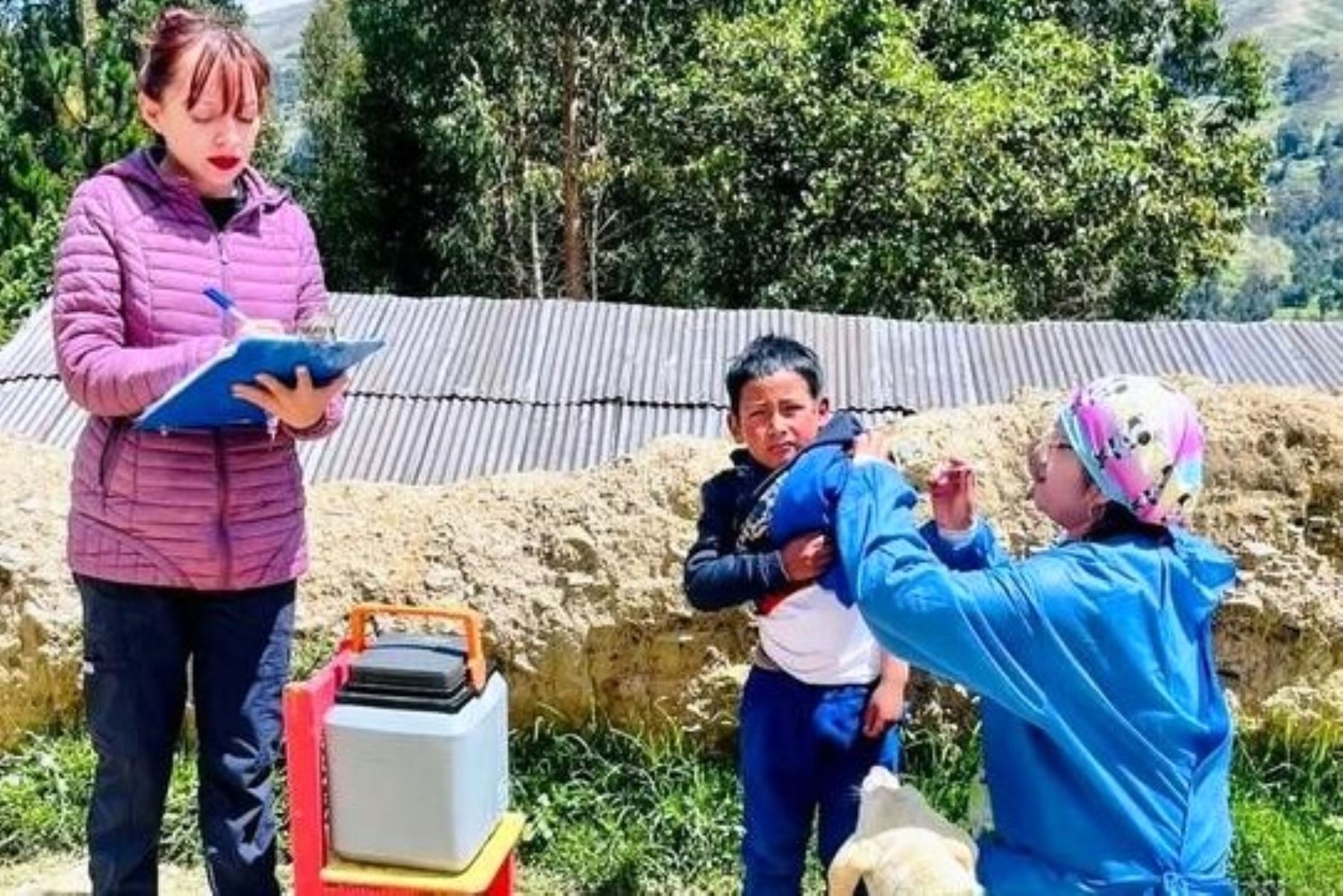 Minsa: más de 314,000 peruanos fueron vacunados y protegidos de diversas enfermedades. Foto: ANDINA/Difusión.