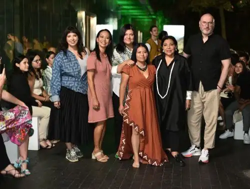 Comunidades nativas de la Amazonía participaron en desfile de alta moda sostenible organizado por organismos cooperantes como Usaid, el Gobierno de Canadá y Conservación Internacional. ANDINA/Difusión