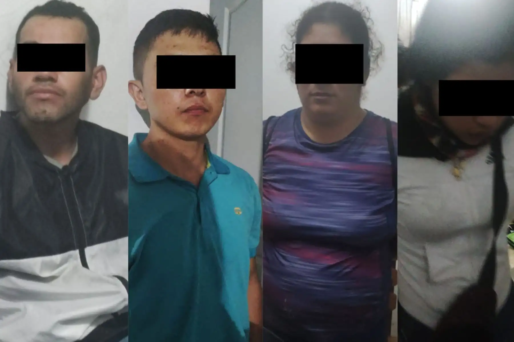 Agentes de la Dirincri capturaron a 5 personas presuntas integrantes de una banda criminal dedicada a realizar préstamos extorsivos bajo la modalidad de gota a gota, en #SMP. Se incautó una pistola, 4 motos, 10 celulares, 7 reportes bancarios, propaganda de préstamos entre otros. Foto: ANDINA/Difusión