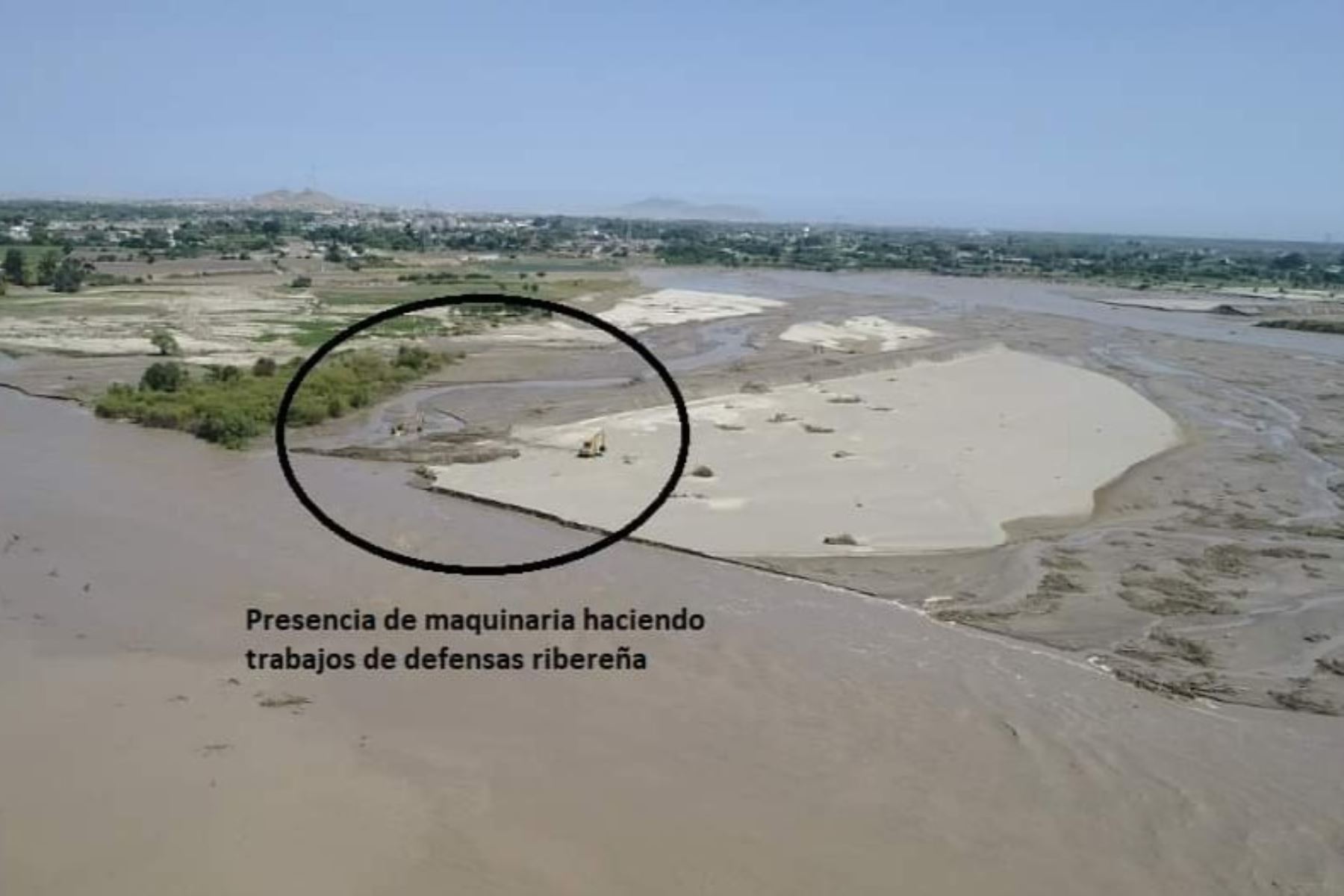 Las riberas del río Reque, en el sector Callanca, serán reforzadas con piedra, informó el Gore Lambayeque.