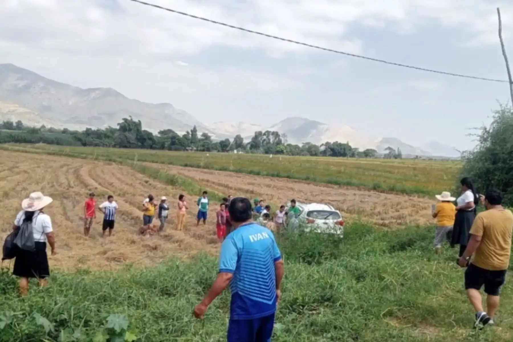 Un accidente se registró en el kilómetro 22 de la carretera Panamericana Norte, en el centro poblado La Arenita, en la provincia liberteña de Chepén.