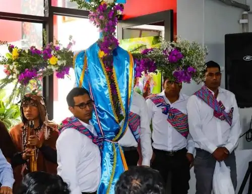 Pobladores del distrito de Luricocha, región Ayacucho, celebran la Fiesta de las Cruces- ANDINA/Difusión