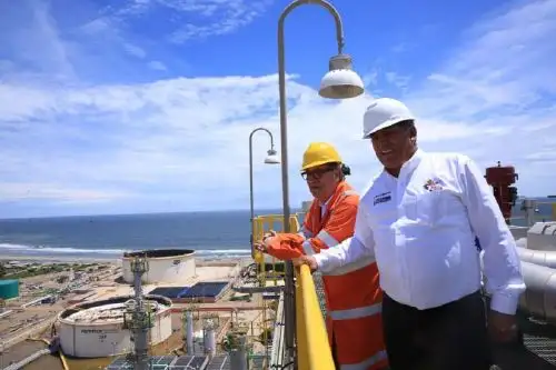 El titular del Minem expresó su confianza en el desempeño de la nueva  Refinería de Talara. Cortesía