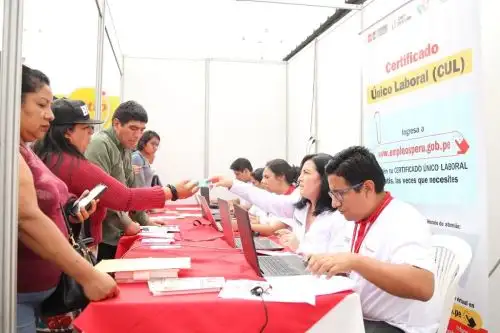 Feria del Empleo en San Juan de Lurigancho. Foto: Cortesía.