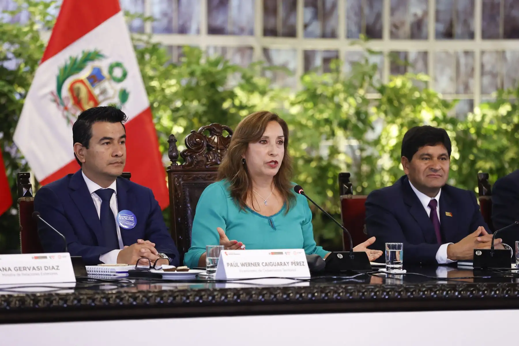 La presidenta de la República, Dina Boluarte, clausura el Consejo de Estado Regional, instancia destinada a resolver los problemas que aquejan a la población más vulnerable del país. Foto: ANDINA/ Prensa Presidencia