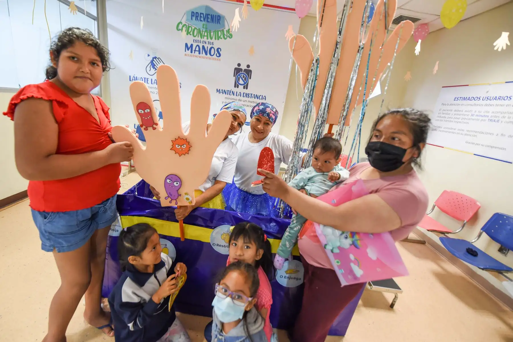 Al conmemorarse el 5 de mayo el “Día Internacional de la Higiene de Manos”  y a pesar de que la Organización Mundial de la Salud OMS puso fin a la emergencia internacional por la pandemia de covid-19 ante la reducción de casos graves y decesos en el mundo, el Instituto Nacional de Salud del Niño San Borja, recordó y resaltó la importancia de la higiene de las manos, una práctica sencilla y fácil de realizar para evitar los contagios del nuevo coronavirus y de otras enfermedades como la influenza, gripe avia
