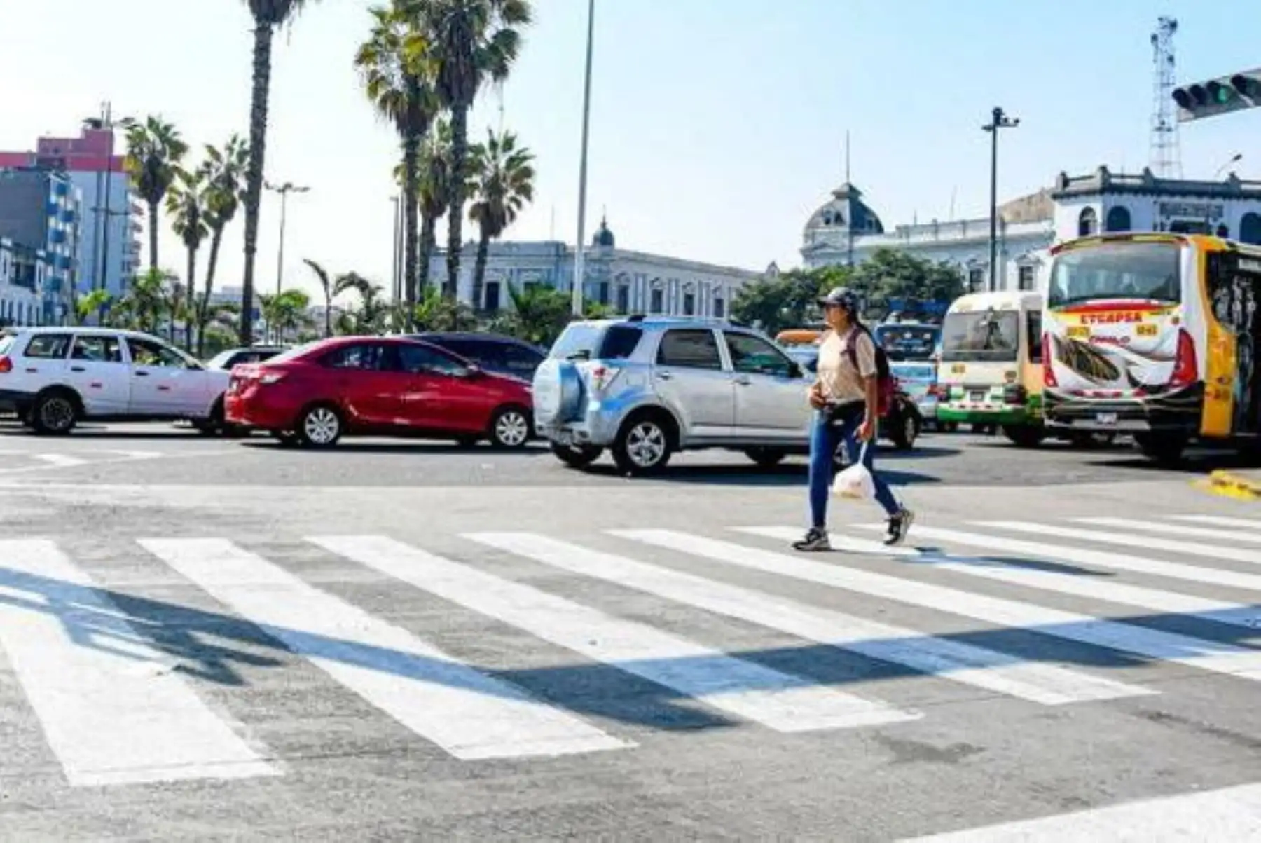 Línea 2 del Metro: reabren tránsito en la av. Guzmán Blanco que estuvo cerrada por obras. Foto: ANDINA/Difusión.
