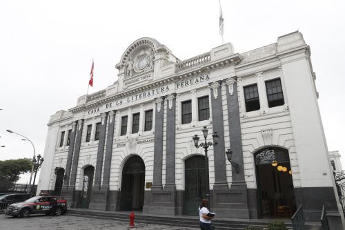 Casa de la Literatura Peruana en el Centro Histórico de Lima. Foto: ANDINA/Daniel Bracamonte