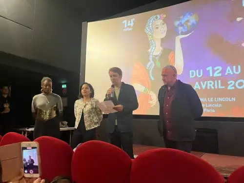 El jurado compuesto por Samuel Debure, Linnett Hernández, Pierre-Emmanuel Le Goff, Maria Carolina Piña, Jean Michel Le Roux,  otorgó el premio en la categoría largometraje de ficción a Tiempos Futuros de Víctor Manuel Checa. ANDINA/ INTERNET/Medios
