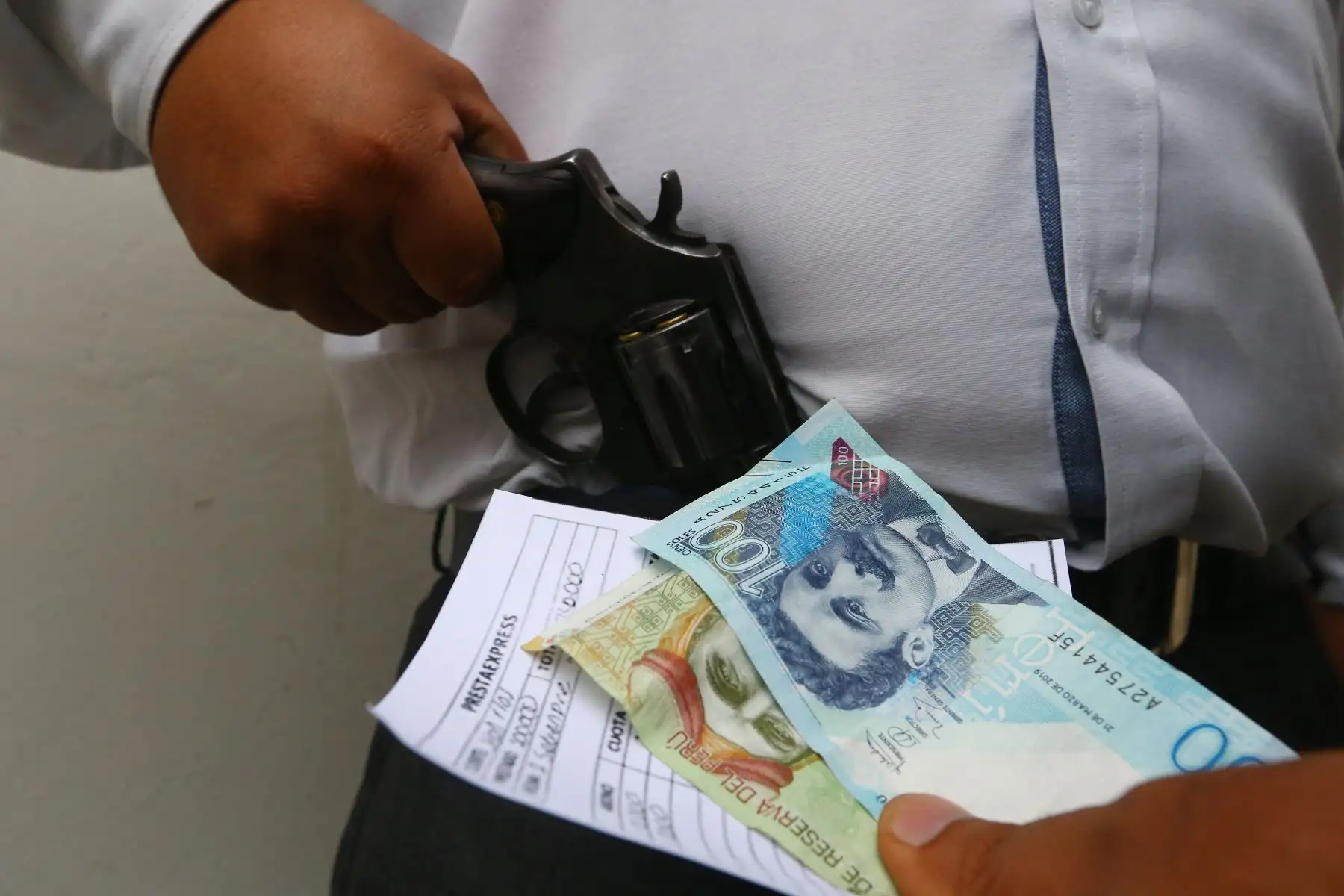 Police will be able to request the administrative freezing of bank accounts linked to possible extortion crimes. Foto: ANDINA/ Eddy Ramos