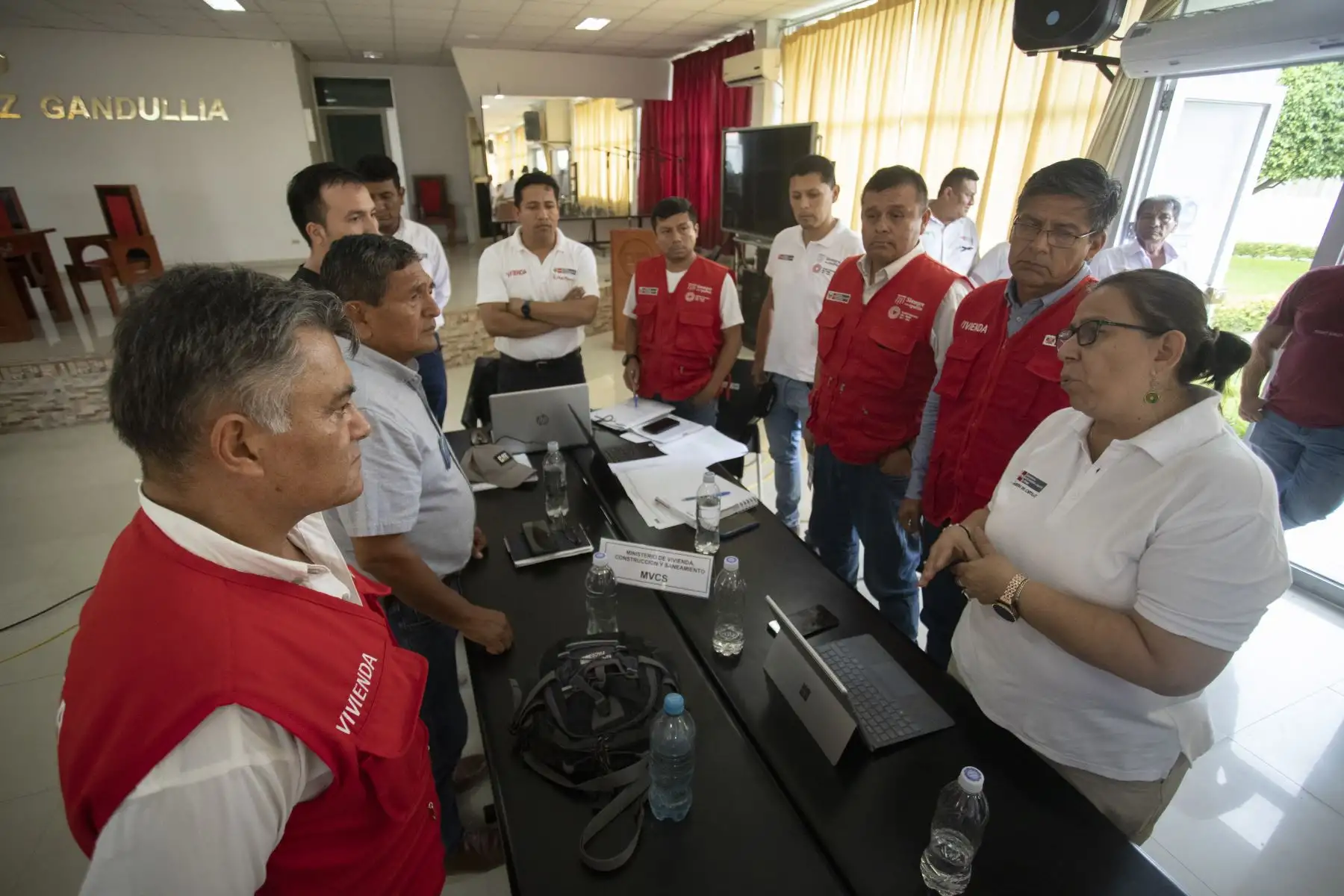 "Visita de trabajo de la ministra de Desarrollo Agrario y Riego, Nelly Paredes, a la región Tumbes, para atender la emergencia y supervisar acciones de prevención ante las fuertes lluvias.
Foto: ANDINA/Difusión