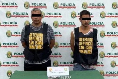 Policía detuvo a dos presuntos integrante de Los Malditos de Tarapacá. Foto: ANDINA/Difusión.