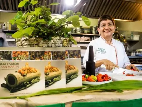 Conoce a Elia García, la exitosa cocinera de Tarapoto y fundadora del restaurante Patarashca, galardonada por Indecopi por promover e investigar la gastronomía amazónica. Foto: Jorge Quevedo
