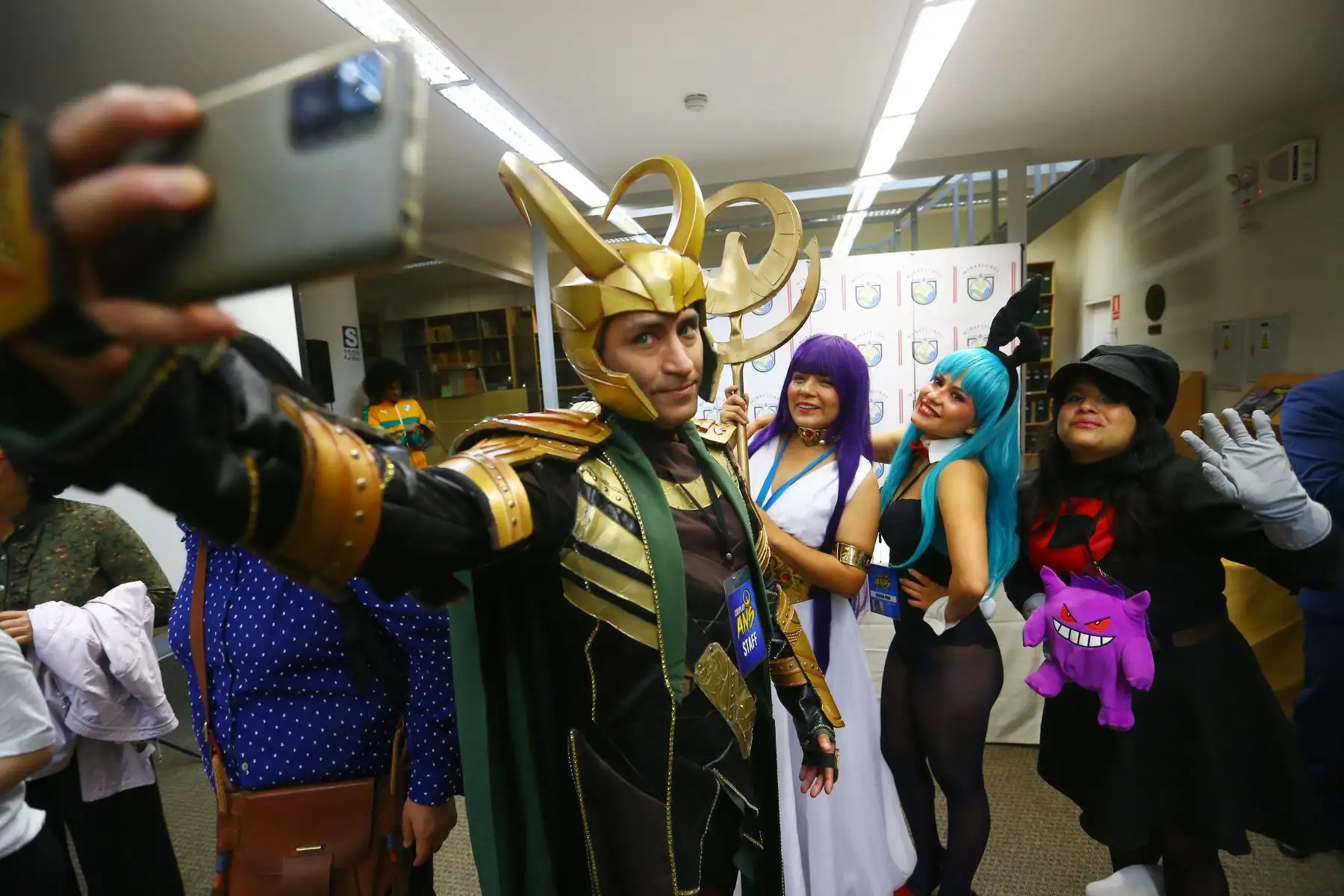 Lanzamiento del II Festival de la Historietas denominado Mundo Joven que se realizará del 20 al 30 de mayo en el parque Kennedy de Miraflores. El evento es organizado por la institución Contra cultura con el apoyo de la Municipalidad de Miraflores y los consulados de Brasil y Argentina.
Foto: ANDINA/ Eddy Ramos