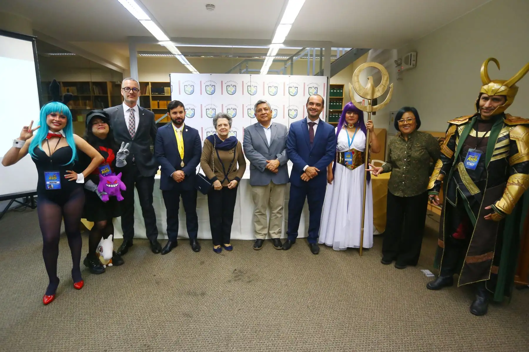 Lanzamiento del II Festival de la Historietas denominado Mundo Joven que se realizará del 20 al 30 de mayo en el parque Kennedy de Miraflores. El evento es organizado por la institución Contra cultura con el apoyo de la Municipalidad de Miraflores y los consulados de Brasil y Argentina.
Foto: ANDINA/ Eddy Ramos